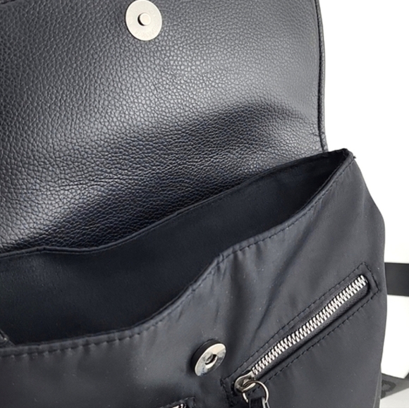 Botkier Trigger Backpack Black Nylon Multi Functional Adjustable Shoulder Straps - Picture 10 of 15